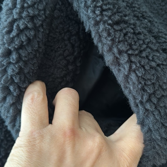 ASOS Brand Sherpa Jacket Large Oversized - Picture 3 of 3